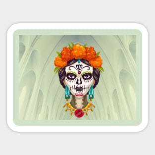 sugar skull Sticker